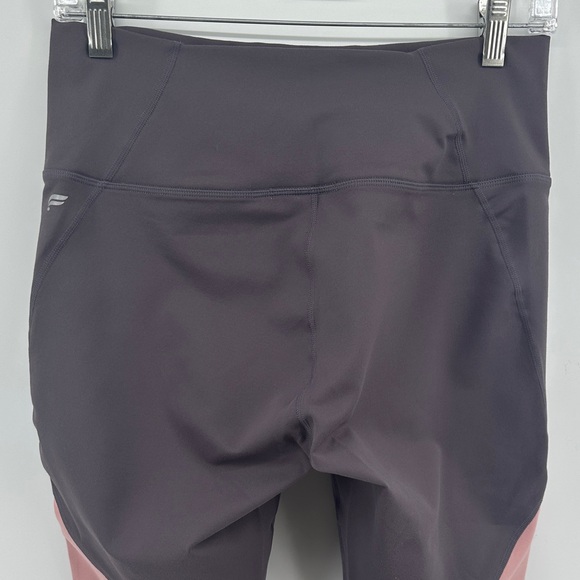 Fabletics Activewear Sporty ColorblockZone High-Waisted Leggings in Charcoal SzL - Picture 10 of 13